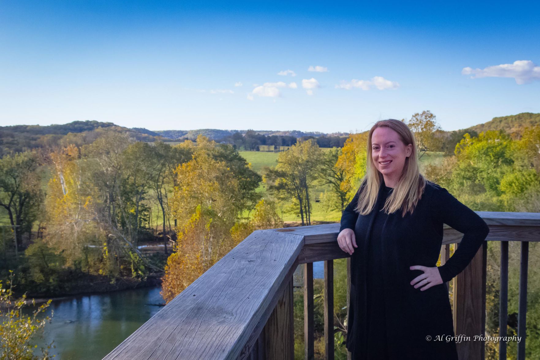 Owner Gail Griswold at Shawnee Bluff Winery on the Niangua